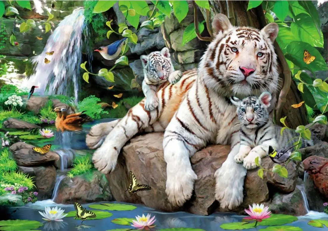 Tiger Cub,Tiger Animal oil painting Needlework,Cross stitch kits Stylish for Embroidery,Crafts Art 14CT DIY Handmade Decor
Tiger Cub,Tiger Animal oil painting Needlework,Cross stitch kits Stylish for Embroidery,Crafts Art 14CT DIY Handmade Decor