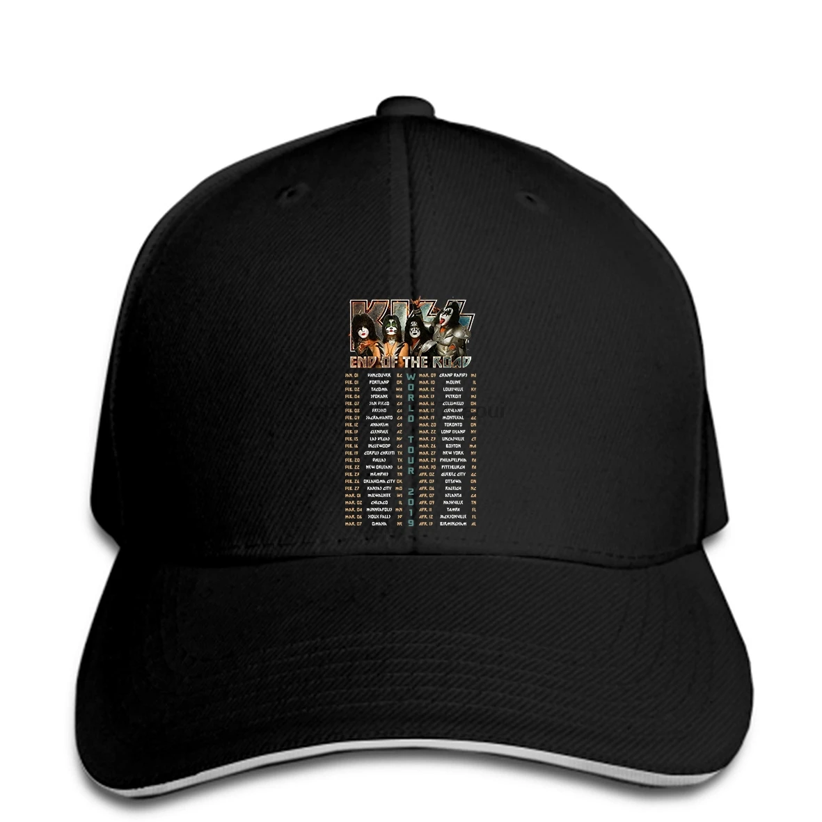 Baseball cap NEW 6599-KISS End Of The Road World Tour 2019 With Dates Print hat
Baseball cap NEW 6599-KISS End Of The Road World Tour 2019 With Dates Print hat