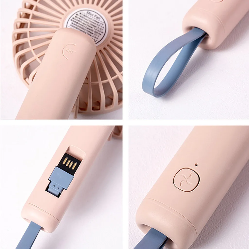 Electric Fan Summer Handheld Desktop Portable Hand Fan Usb Rechargeable 3-speed Wind Ajustable Mini Cooling Fan 601#2
Electric Fan Summer Handheld Desktop Portable Hand Fan Usb Rechargeable 3-speed Wind Ajustable Mini Cooling Fan 601#2