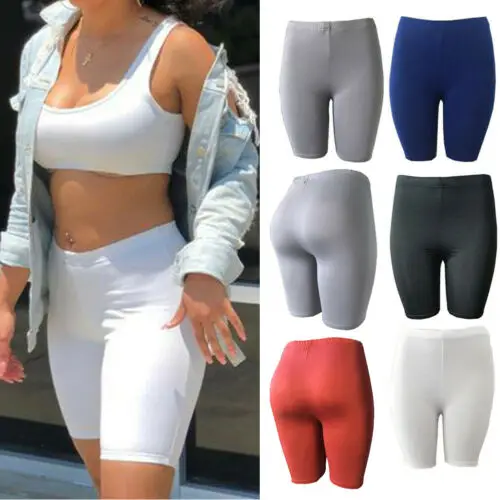 

Шорты женские спортивные быстросохнущие с высокой талией, облегающие Короткие штаны для фитнеса, в Корейском стиле, черные, красные, серые, ...