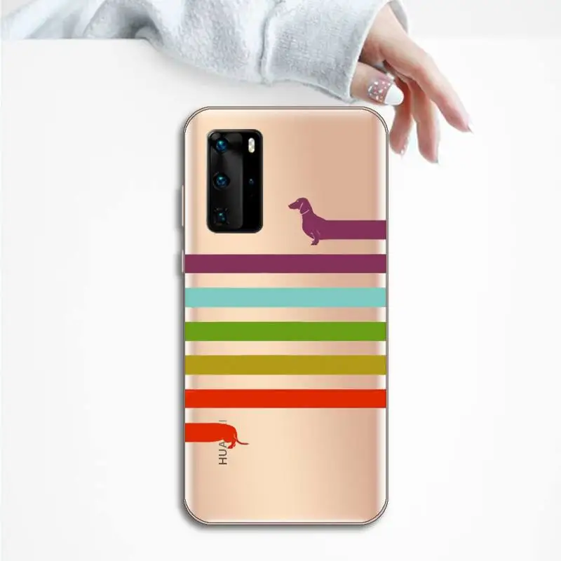 Dachshund Silhouette Dog cute animal luxury funda Phone Case Transparent for Huawei P honor 8 10i 20 30 40 smart 2019
Dachshund Silhouette Dog cute animal luxury funda Phone Case Transparent for Huawei P honor 8 10i 20 30 40 smart 2019