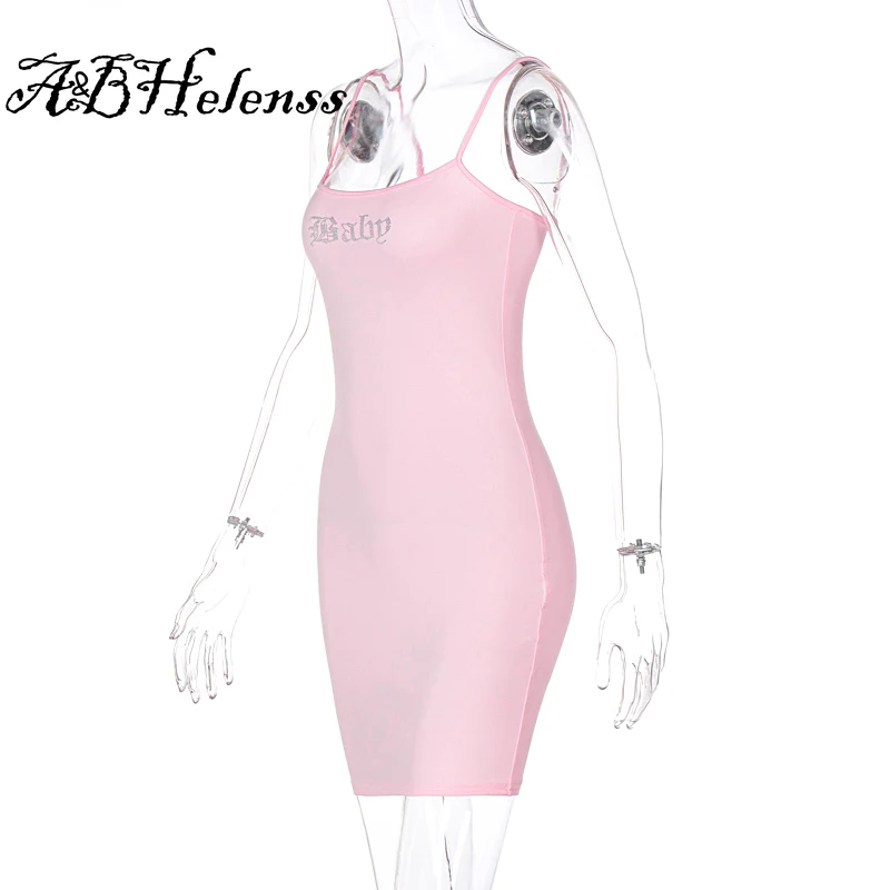 A&BHelenss 2021 Summer Women Fashion Streetwear Dress Spaghetti Straps Requined Letter Print Sexy Mini Dress 
A&BHelenss 2021 Summer Women Fashion Streetwear Dress Spaghetti Straps Requined Letter Print Sexy Mini Dress