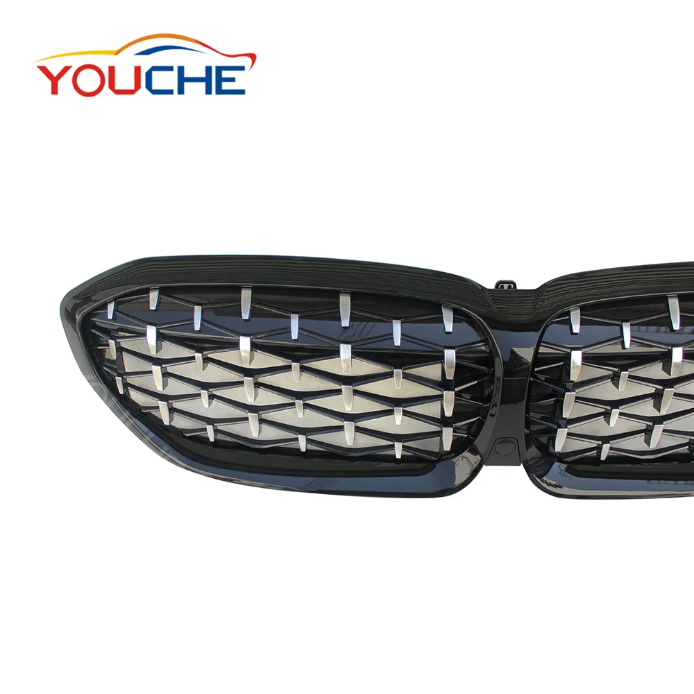 Diamond Style Car Front Grille For BMW New 3 Series G20 G28 2019-2020 ABS Grill Silver
Diamond Style Car Front Grille For BMW New 3 Series G20 G28 2019-2020 ABS Grill Silver