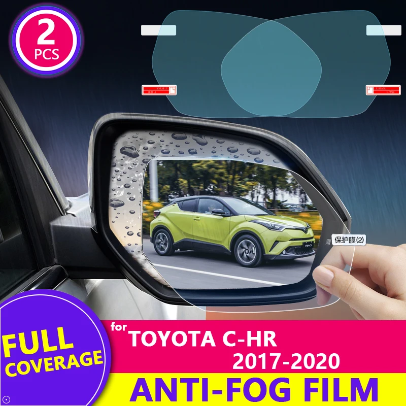 Full Cover Anti Fog Rainproof Film for Toyota C-HR 2017 2018 2020 CHR C HR Car Rearview Mirror Protective Film Accessories 
Full Cover Anti Fog Rainproof Film for Toyota C-HR 2017 2018 2020 CHR C HR Car Rearview Mirror Protective Film Accessories