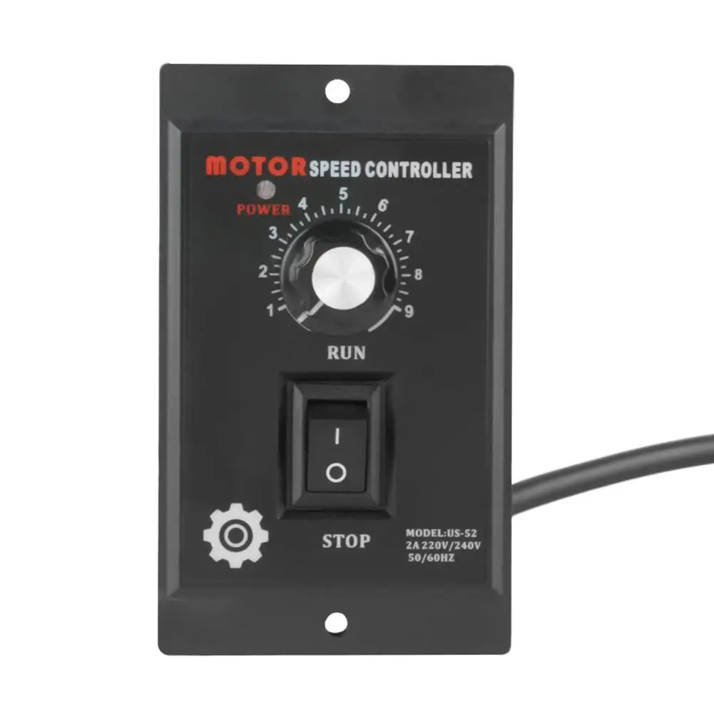 AC 220V Motor Speed Controller 400w Digital Adjustable Stepless Motor Speed Controller 0-1450rpm Control de velocidad del motor
AC 220V Motor Speed Controller 400w Digital Adjustable Stepless Motor Speed Controller 0-1450rpm Control de velocidad del motor