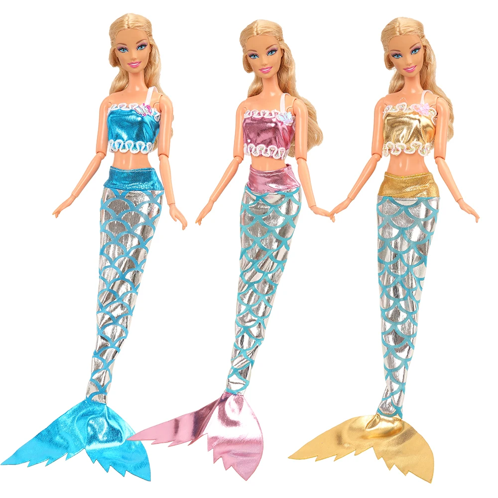Fashion Dollhouse Accessories 1/6 3 pieces Mermaid Dress for Barbie Doll 30cm Doll Clothes Kids Toys for Girl DIY Dressing Game
Fashion Dollhouse Accessories 1/6 3 pieces Mermaid Dress for Barbie Doll 30cm Doll Clothes Kids Toys for Girl DIY Dressing Game