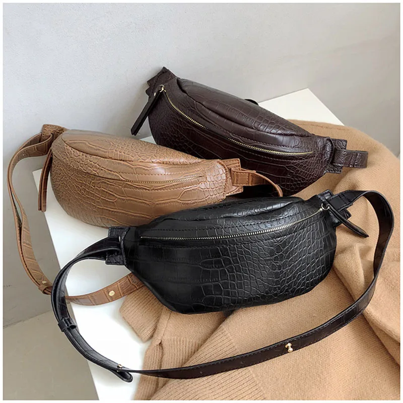 Pack Women Shoulder Belt Bag Leather Alligator Women Bag Zipper Waist Belt Pack Fashion Travel Shoulder Phone Pouch #40
Pack Women Shoulder Belt Bag Leather Alligator Women Bag Zipper Waist Belt Pack Fashion Travel Shoulder Phone Pouch #40