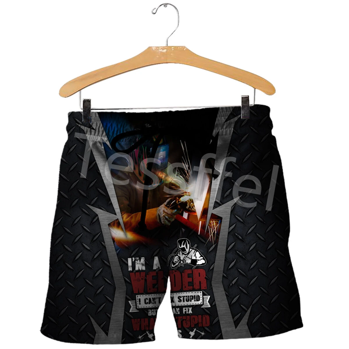 Tessffel Professional Welder Worker 3D Printed Fashion Harajuku Newest Summer Men's Casual Shorts Short Unisex Pants Style-2
Tessffel Professional Welder Worker 3D Printed Fashion Harajuku Newest Summer Men's Casual Shorts Short Unisex Pants Style-2
