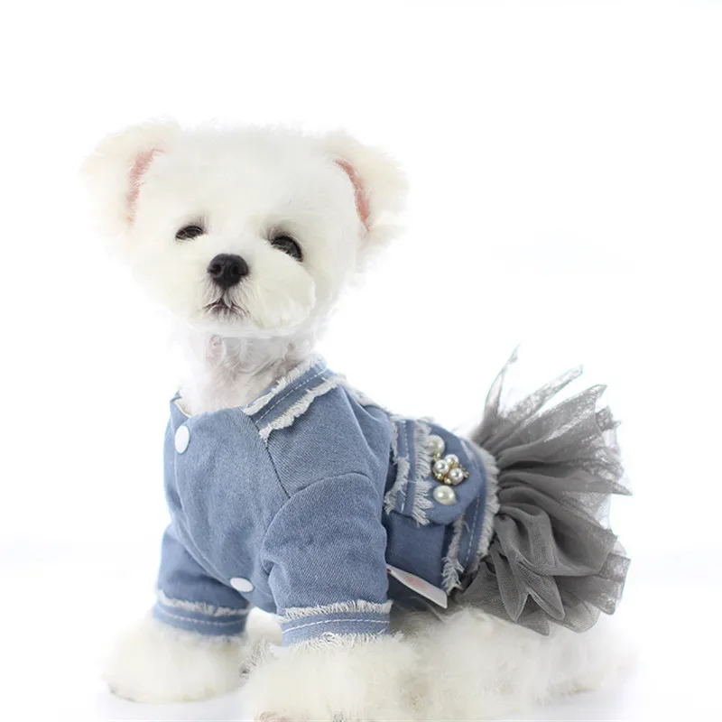 Pet Winter Dress Cat Puppy Dog Denim Skirt Jeans Costume Pomeranian Yorkshire Maltese Poodle Shih Tzu Chihuahua Terrier Clothing
Pet Winter Dress Cat Puppy Dog Denim Skirt Jeans Costume Pomeranian Yorkshire Maltese Poodle Shih Tzu Chihuahua Terrier Clothing