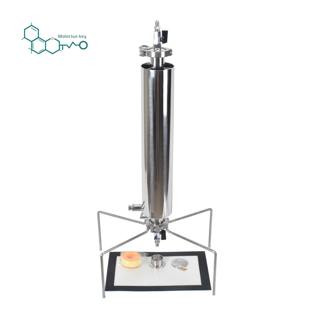 BHO Stainless Steel 150 Gram Extractor Extraction Tube (Dewax Sleeve) Closed Column Extractor 
BHO Stainless Steel 150 Gram Extractor Extraction Tube (Dewax Sleeve) Closed Column Extractor