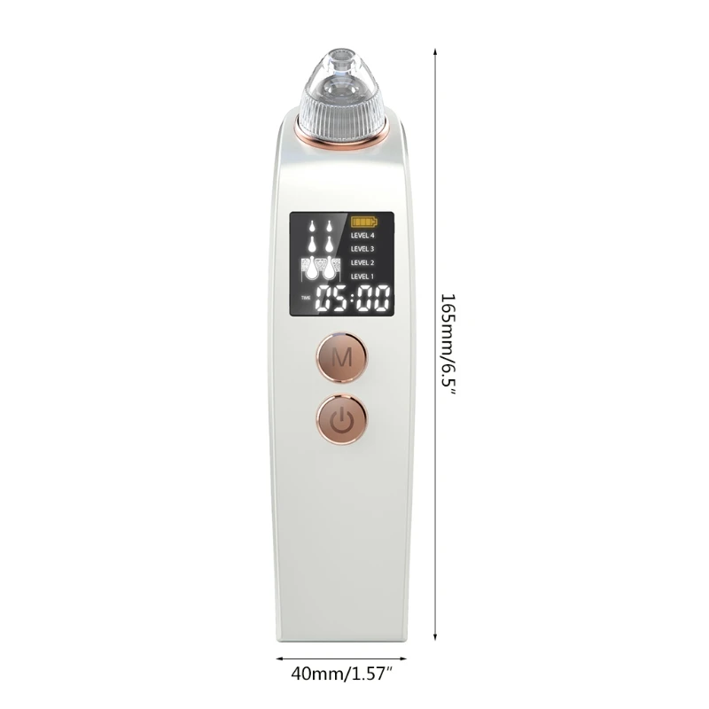 Visual Blackhead Remover Vacuum 4 Adjustable Levels for Nose Facial Pore Cleaner Electric Acne Comedo Extractor Tool with 4 M76F
Visual Blackhead Remover Vacuum 4 Adjustable Levels for Nose Facial Pore Cleaner Electric Acne Comedo Extractor Tool with 4 M76F