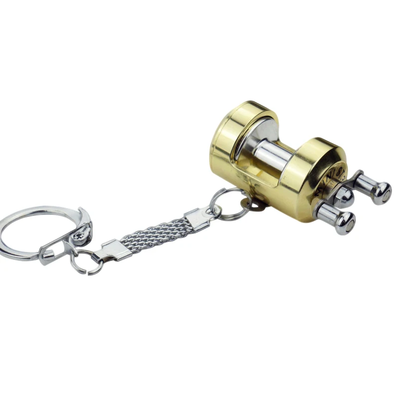 Mini Fishing Reel Shape Keychain Keyring Trolling Wheel Key Chain Decoration LDF668
Mini Fishing Reel Shape Keychain Keyring Trolling Wheel Key Chain Decoration LDF668