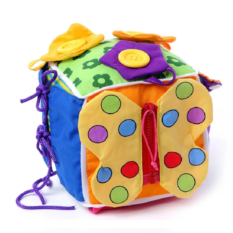 Early Educational Babylearning And Training Toys Montessori Cloth Dress Cube Stuffed Rattle Toy
Early Educational Babylearning And Training Toys Montessori Cloth Dress Cube Stuffed Rattle Toy