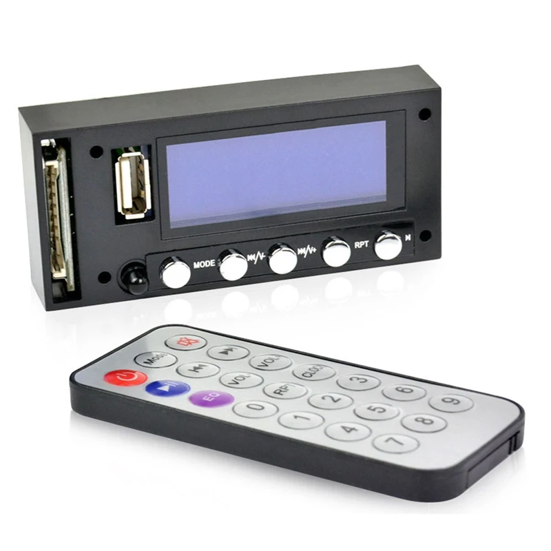MP3 Player Decoder Board Audio Module MP3 WMA Support Bluetooth-Compatible USB FM TF Radio Decoding for Car Radio
MP3 Player Decoder Board Audio Module MP3 WMA Support Bluetooth-Compatible USB FM TF Radio Decoding for Car Radio