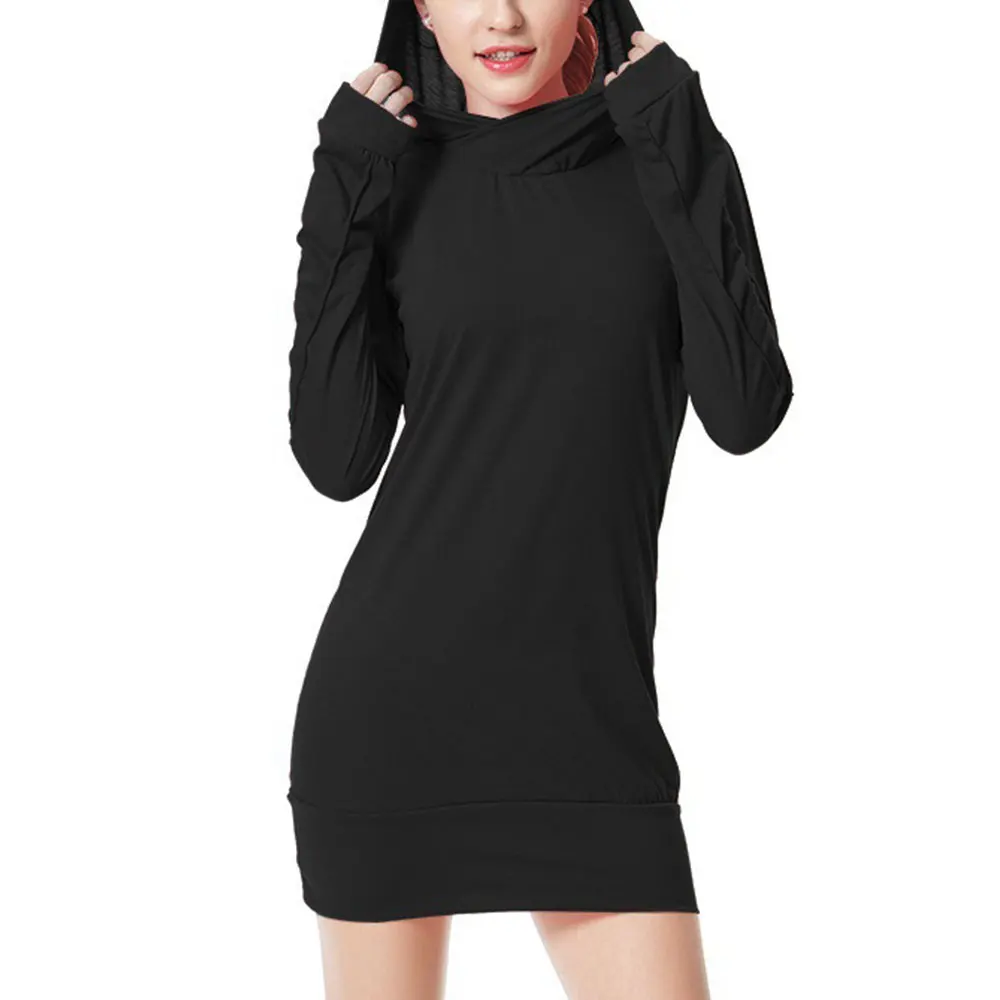Sexy Hoodie Dress Women A-Line Plus Size Clothes Long Sleeve For Women's Dresses
Sexy Hoodie Dress Women A-Line Plus Size Clothes Long Sleeve For Women's Dresses