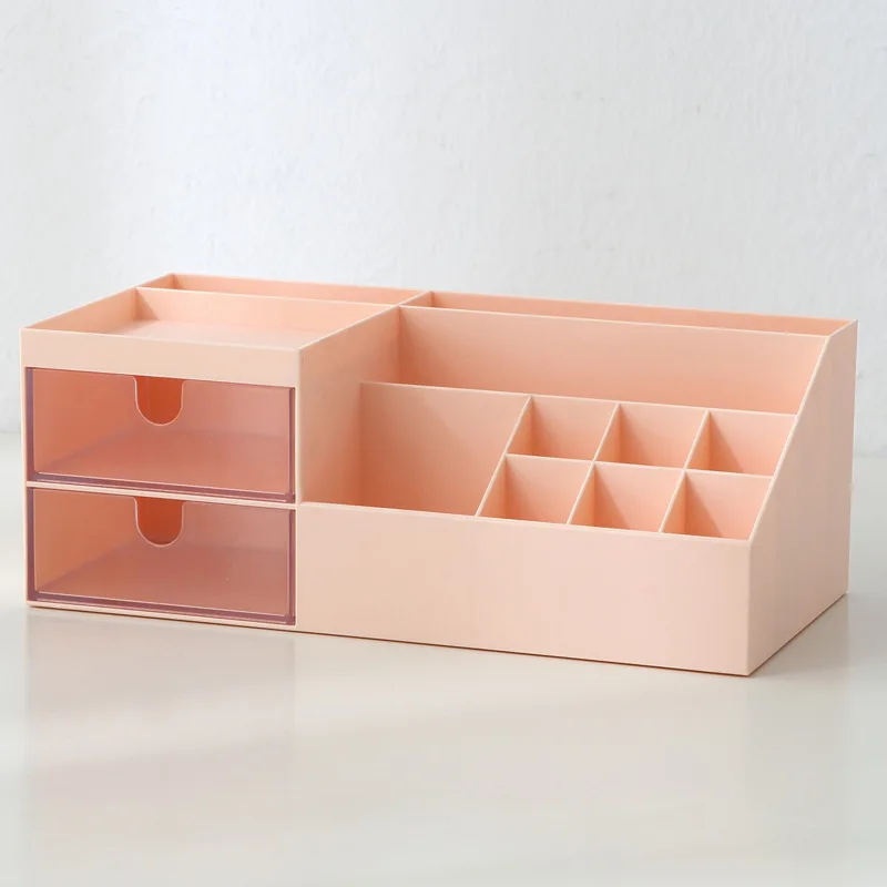 Desktop Cosmetic Storage Box Multi-function Makeup Organizer Boxes Compartment With Drawer Plastic Jewelry Stationery Case
Desktop Cosmetic Storage Box Multi-function Makeup Organizer Boxes Compartment With Drawer Plastic Jewelry Stationery Case