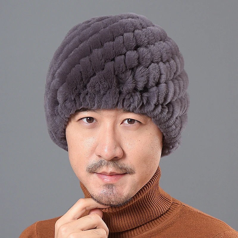 Rex rabbit fur men's winter fur hat Russian real fur knitted hat headwear winter warm pineapple hat
Rex rabbit fur men's winter fur hat Russian real fur knitted hat headwear winter warm pineapple hat