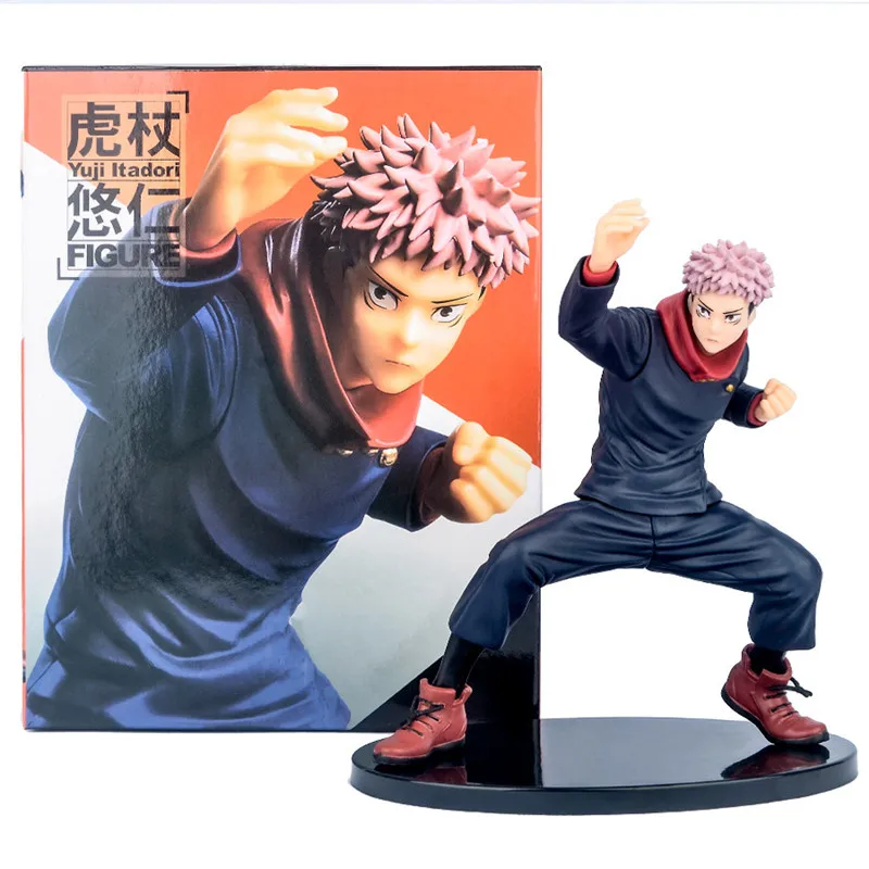 Jujutsu Kaisen Yuji Itadori Anime Figure Action Figures Collection Itadori Yuji Gojo Satoru Model Toys Dolls Pvc About 17Cm
Jujutsu Kaisen Yuji Itadori Anime Figure Action Figures Collection Itadori Yuji Gojo Satoru Model Toys Dolls Pvc About 17Cm