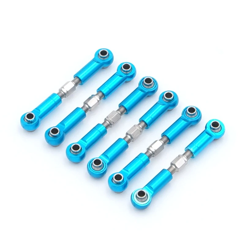 6PCS Adjustable Aluminum Steering Linkage Servo Link Pull Rod Turnbuckle A959-03 Metal for WLtoys A959 A969 A979 1/18th RC Car U
6PCS Adjustable Aluminum Steering Linkage Servo Link Pull Rod Turnbuckle A959-03 Metal for WLtoys A959 A969 A979 1/18th RC Car U