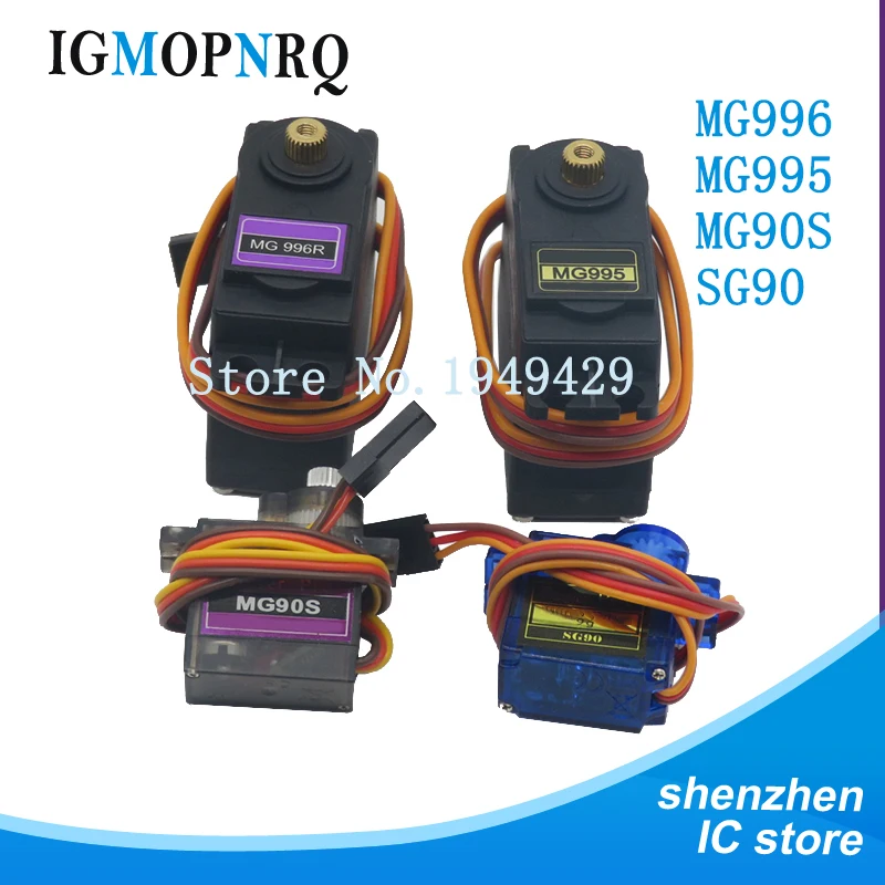 10PCS SG90 MG90S MG995 MG996 Servo Metal Gear for Model Helicopter Boat For UNO DIY
10PCS SG90 MG90S MG995 MG996 Servo Metal Gear for Model Helicopter Boat For UNO DIY