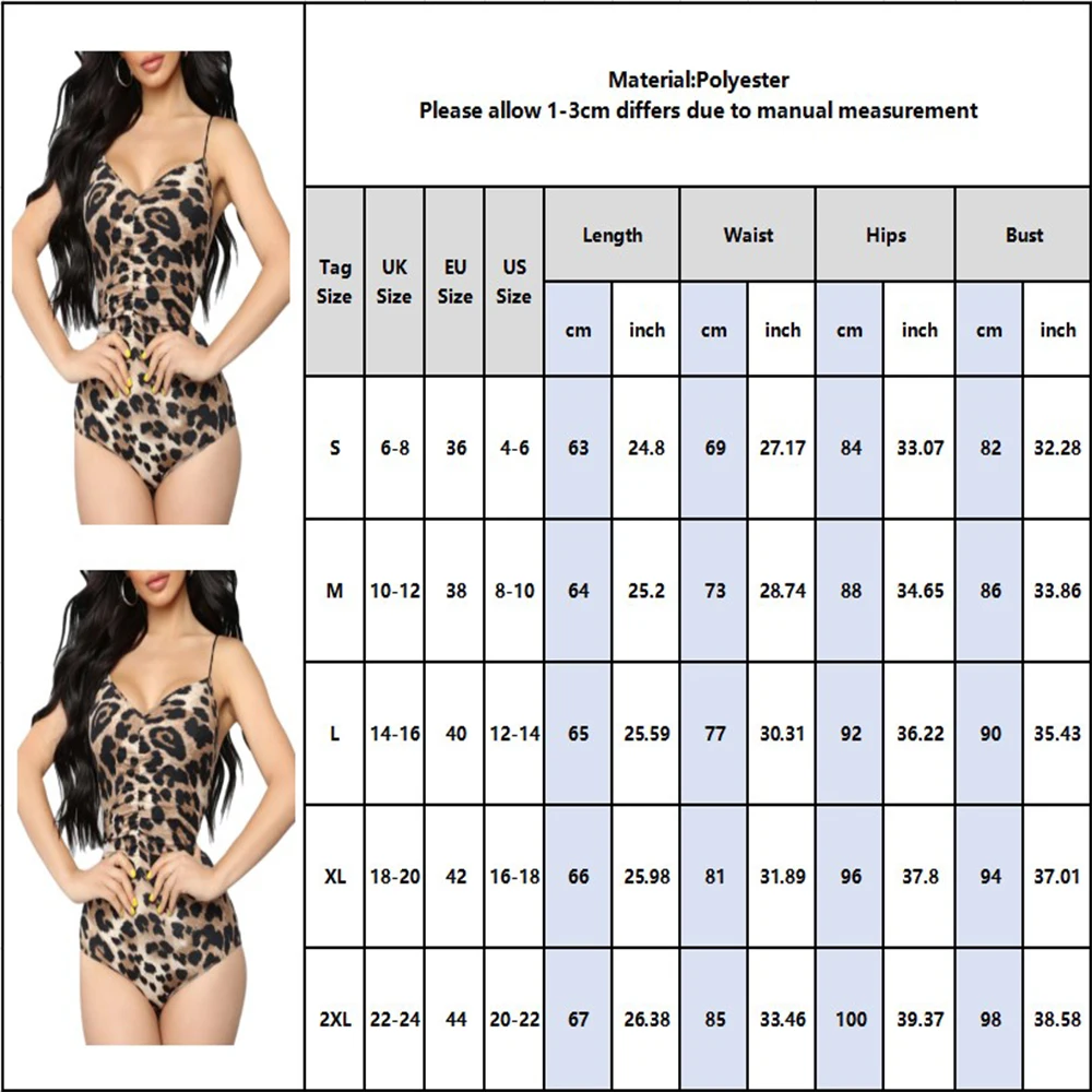 Leopard Print Slim Bodysuits Spaghetti Strap Summer Bodycon Bodysuits for Ladies Party Club Wear Women Sexy V Neck Rompers D30
Leopard Print Slim Bodysuits Spaghetti Strap Summer Bodycon Bodysuits for Ladies Party Club Wear Women Sexy V Neck Rompers D30