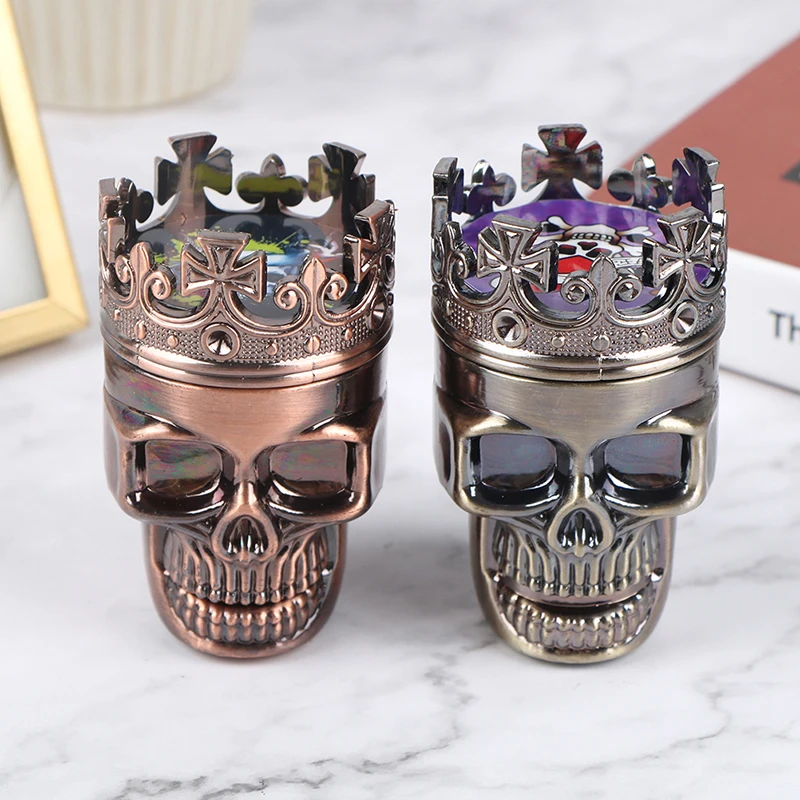 Classic King Skull Plastics Tobacco Herb Spice Grinder 3 Layers Crusher Hand Muller Smoke Grinders Smoking Accessories Gift 1PC
Classic King Skull Plastics Tobacco Herb Spice Grinder 3 Layers Crusher Hand Muller Smoke Grinders Smoking Accessories Gift 1PC