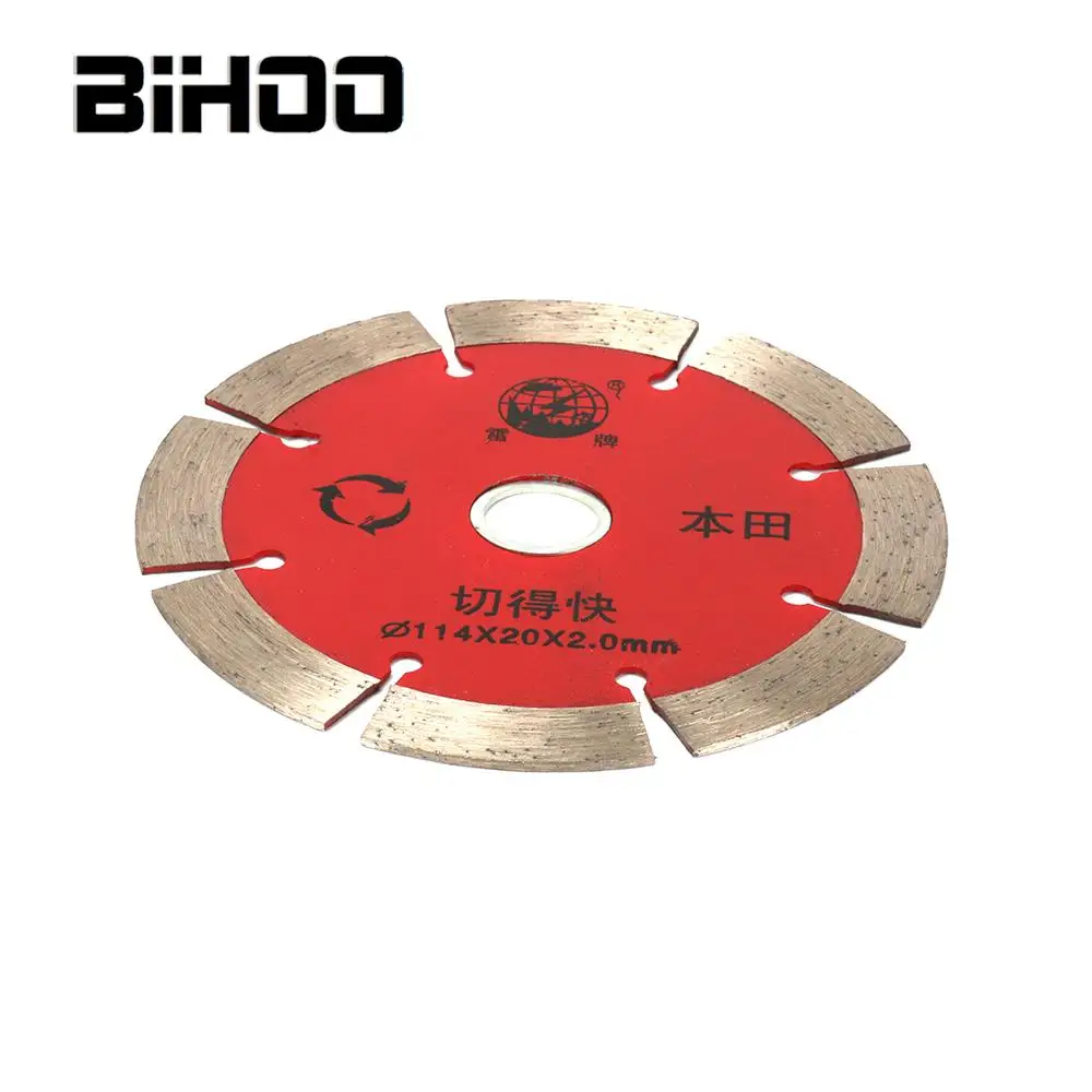 Diamond Circular Saw Blades Disc Cutting Tools For Concrete Granite Ceramic 12MM Kerf Width 114MM Dia 4/5" Bore Metal Alloy
Diamond Circular Saw Blades Disc Cutting Tools For Concrete Granite Ceramic 12MM Kerf Width 114MM Dia 4/5" Bore Metal Alloy