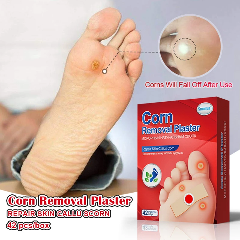 1 Pcs42 SheetsFoot Corn Removal Plasters Thorn Pain Relief Patch Soften Skin Cutin Medical Plasters SDFA88
1 Pcs42 SheetsFoot Corn Removal Plasters Thorn Pain Relief Patch Soften Skin Cutin Medical Plasters SDFA88