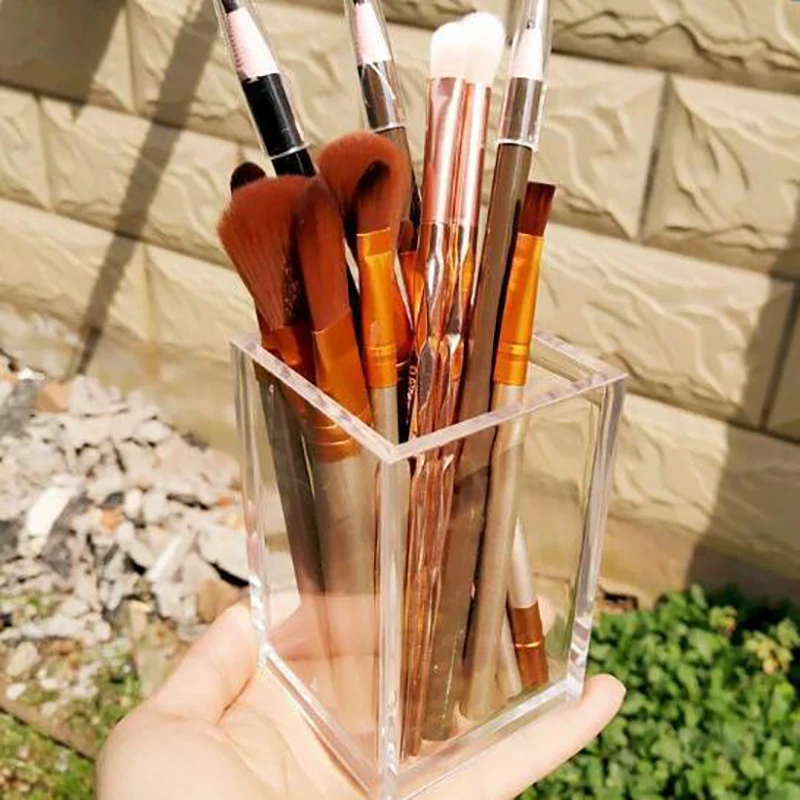 Makeup Brush Organizer Stand 1 Grid Cosmetic Storage Box Lipstick Transparent Stationery desktop organizer
Makeup Brush Organizer Stand 1 Grid Cosmetic Storage Box Lipstick Transparent Stationery desktop organizer