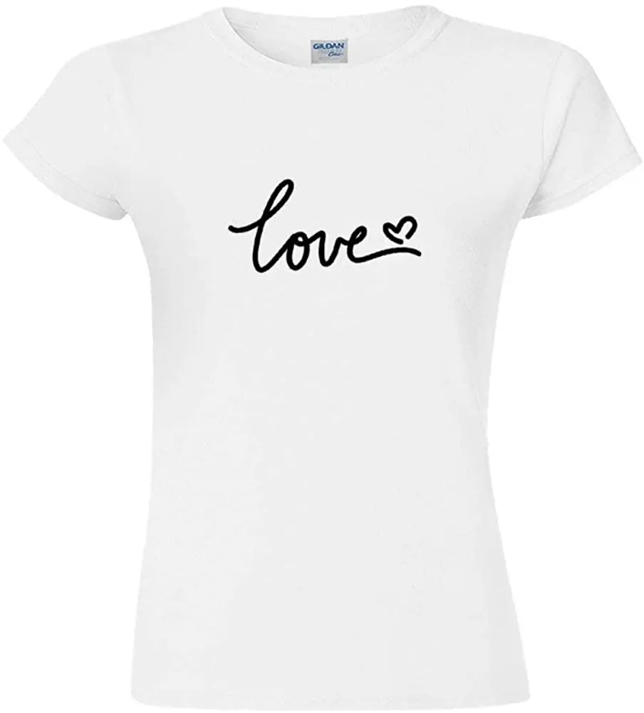 Women's Love Word Motivational T-Shirt Graphic Tops Short Sleeve Tee New Arrivals Summer 2020 Breathable Round Neck Tshirt
Women's Love Word Motivational T-Shirt Graphic Tops Short Sleeve Tee New Arrivals Summer 2020 Breathable Round Neck Tshirt