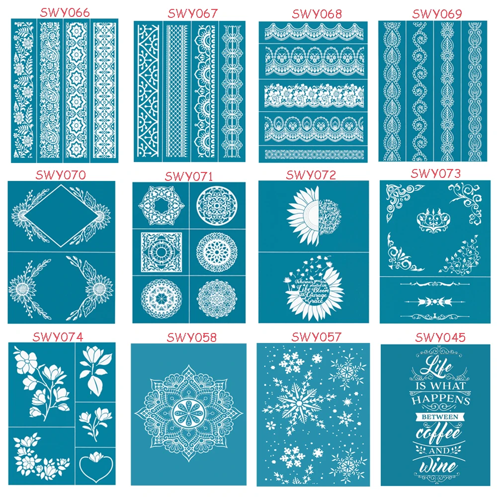 Vine Self-Adhesive Silk Screen Printing Stencil Mesh Transfers for DIY Painting Wood T-Shirt Pillow Fabric Bags
Vine Self-Adhesive Silk Screen Printing Stencil Mesh Transfers for DIY Painting Wood T-Shirt Pillow Fabric Bags