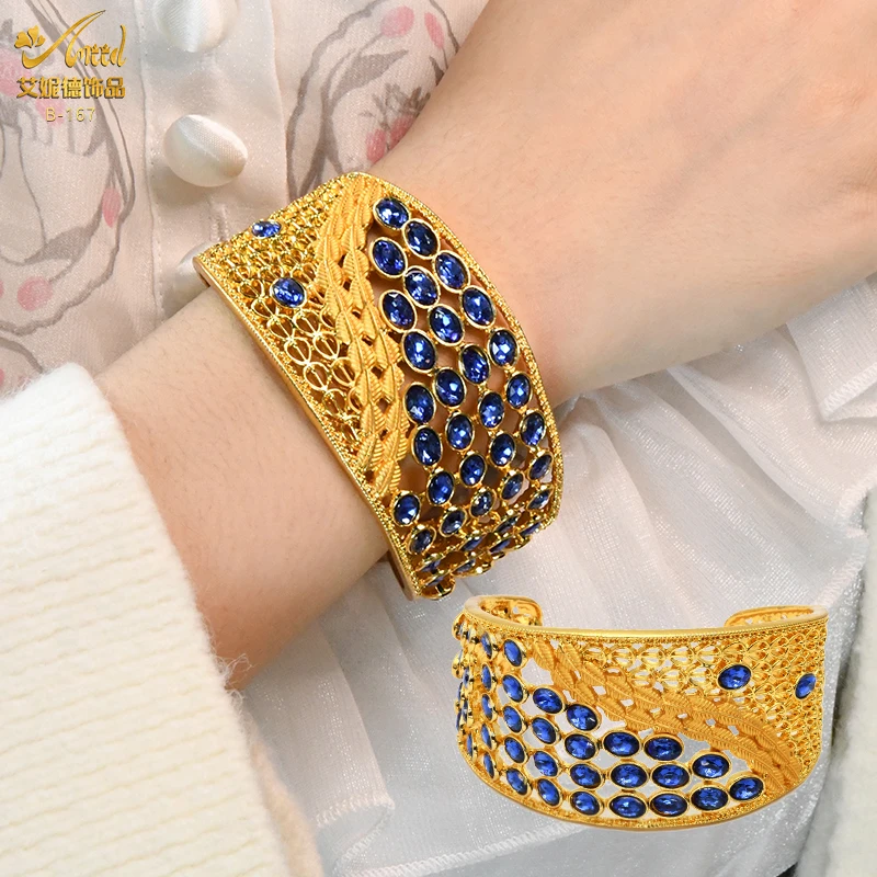 ANIID Vintage Royal Luxury Africa Zircon Crystal Cuff Bangles For Women Brazilian Bangle Jewellery Bridal Wedding Gifts 2021 New
ANIID Vintage Royal Luxury Africa Zircon Crystal Cuff Bangles For Women Brazilian Bangle Jewellery Bridal Wedding Gifts 2021 New