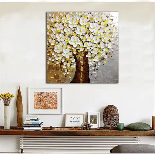 ORIGINAL Modern Hand Painted Knife Painting White Flowers Tree Oil Painting
ORIGINAL Modern Hand Painted Knife Painting White Flowers Tree Oil Painting