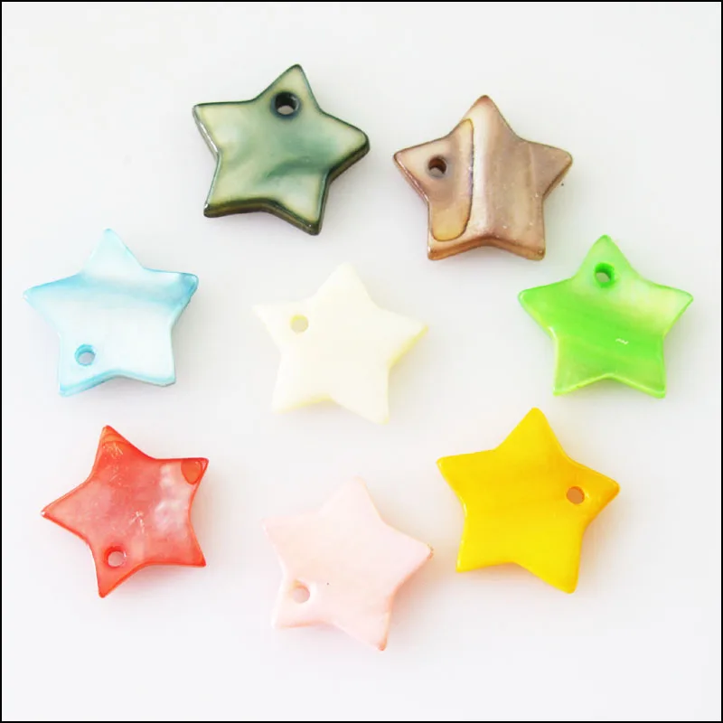 40 New Charms Natural Shell Loose Star Flat Pendants 12mm Mixed 
40 New Charms Natural Shell Loose Star Flat Pendants 12mm Mixed