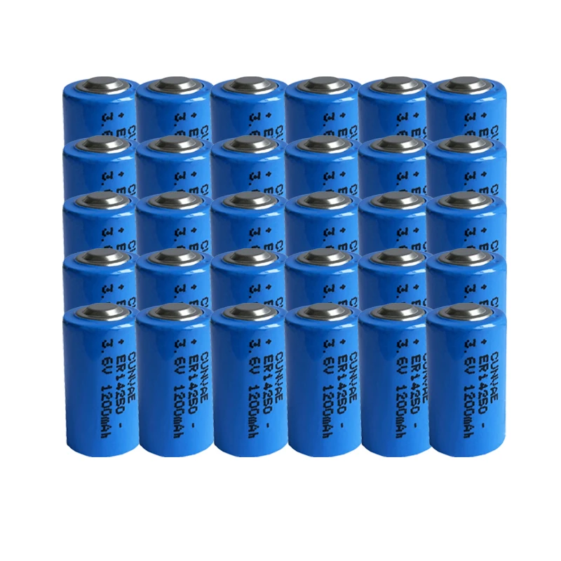 30PCS ER14250 ER 14250 LS14250 CR14250 SL14250 1/2AA 3.6V 1200mAh PLC industrial lithium battery primary battery for camera
30PCS ER14250 ER 14250 LS14250 CR14250 SL14250 1/2AA 3.6V 1200mAh PLC industrial lithium battery primary battery for camera