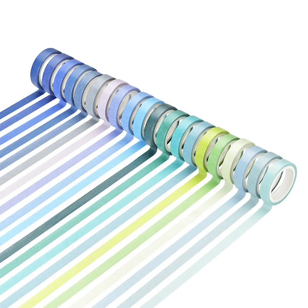 60 Rolls Color Tape 8mm Basic Models of Solid Color Rainbow Tape Decorative Writable Color Tape DIY Stickers for Arts and Crafts
60 Rolls Color Tape 8mm Basic Models of Solid Color Rainbow Tape Decorative Writable Color Tape DIY Stickers for Arts and Crafts