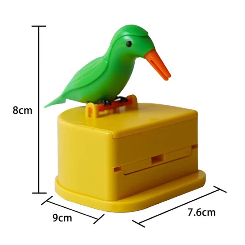 Small Bird Toothpick Holders Press Type Telescopic Automatic Toothpicks Dispenser Lovely Container Storage Box Desk Decor
Small Bird Toothpick Holders Press Type Telescopic Automatic Toothpicks Dispenser Lovely Container Storage Box Desk Decor