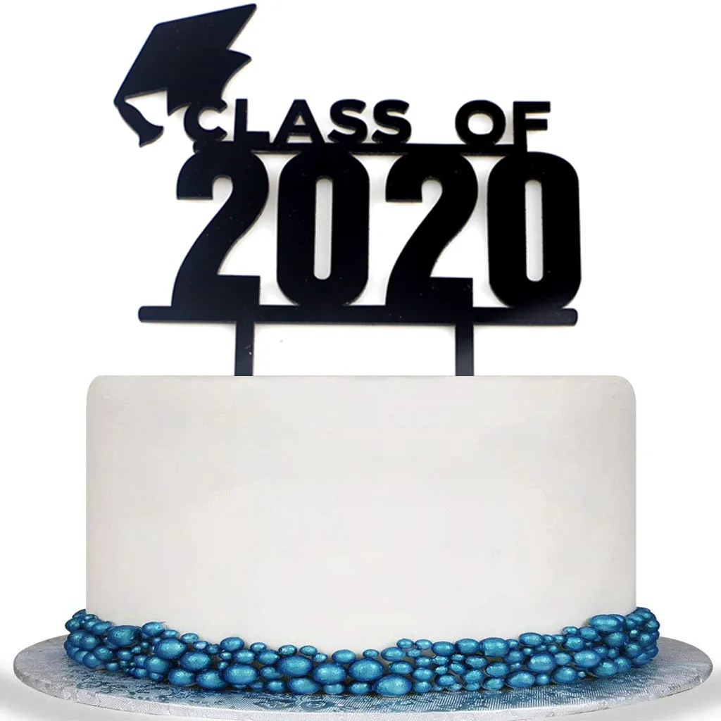 Class of 2020 Cake Topper Black Acrylic Graduation Cake Decoration Congrats Grad 2020 Graduate Party DIY Decoration Supplies
Class of 2020 Cake Topper Black Acrylic Graduation Cake Decoration Congrats Grad 2020 Graduate Party DIY Decoration Supplies