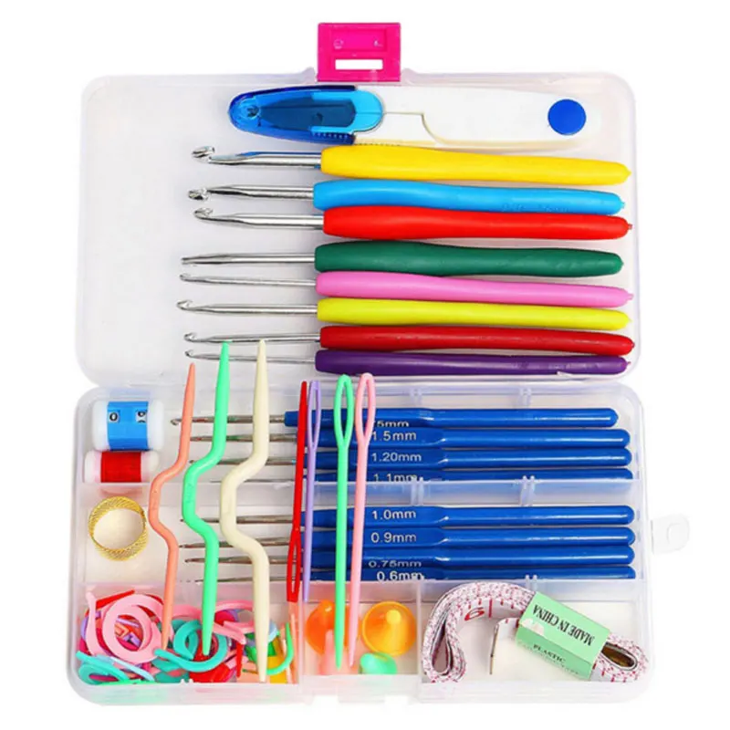 Set Magic Set New Knitting Tool 16 Size Crochet Needle Embroidery Knitting Tool Kit
Set Magic Set New Knitting Tool 16 Size Crochet Needle Embroidery Knitting Tool Kit