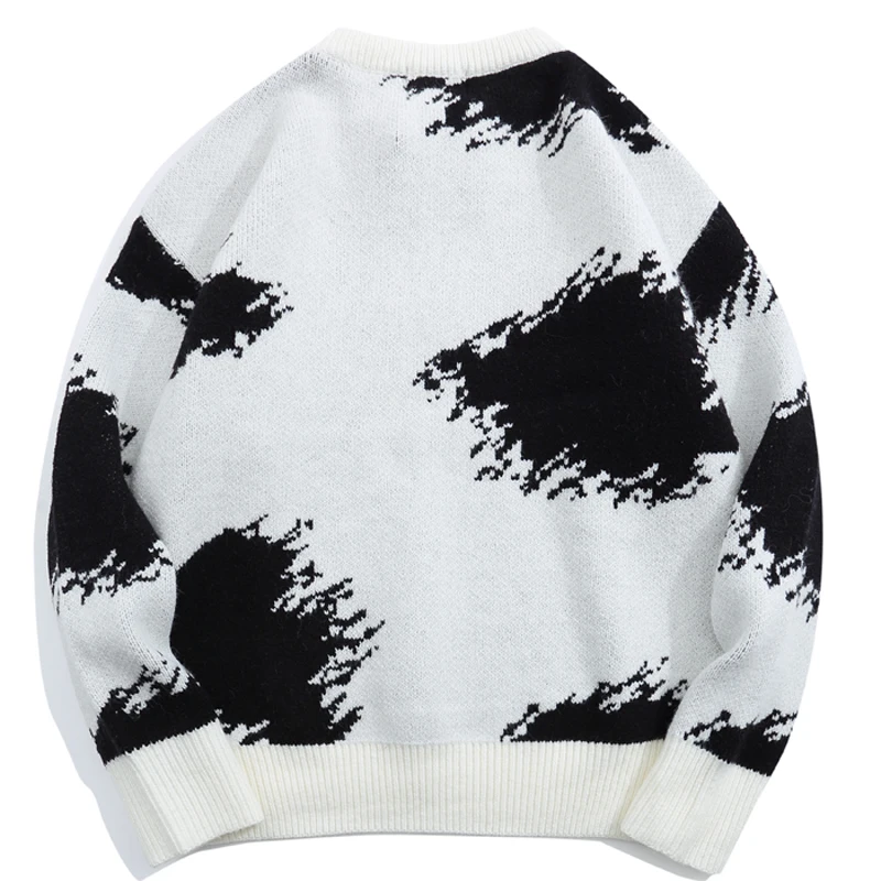 Cartoon Knitted Sweater Men Bear Letter Pattern Hip Hop Pullover Harajuku Cotton Street Casual Loose Sweaters Autumn Women Tops
Cartoon Knitted Sweater Men Bear Letter Pattern Hip Hop Pullover Harajuku Cotton Street Casual Loose Sweaters Autumn Women Tops