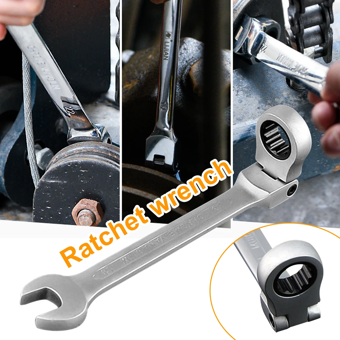 Key Ratchet Wrench Adjustable Spanner Socket Tool Set Ratchet Car Wrench Set Hand Tools Socket Head Wrench Set 5/7/12PCS Spanner
Key Ratchet Wrench Adjustable Spanner Socket Tool Set Ratchet Car Wrench Set Hand Tools Socket Head Wrench Set 5/7/12PCS Spanner