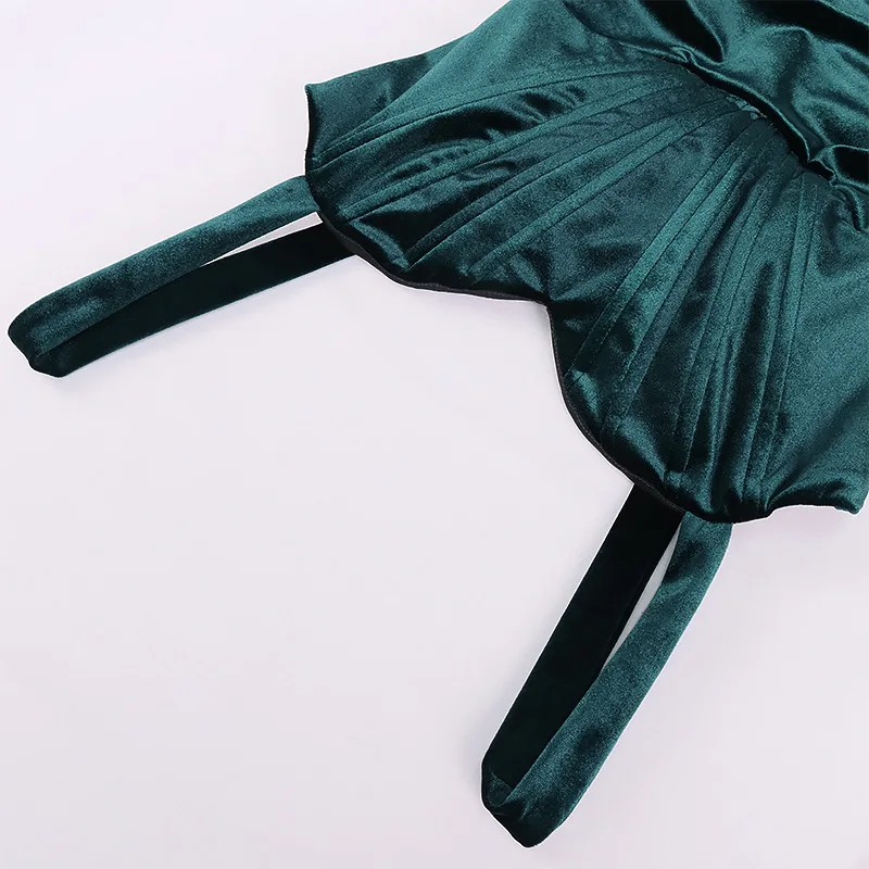 FAKUNTN Sexy Mini Velvet Dress Party Bodycon Fishbone Dress Women Summer 2021 Fashion Velvet Ruched Sleeveless Strap Dresses
FAKUNTN Sexy Mini Velvet Dress Party Bodycon Fishbone Dress Women Summer 2021 Fashion Velvet Ruched Sleeveless Strap Dresses