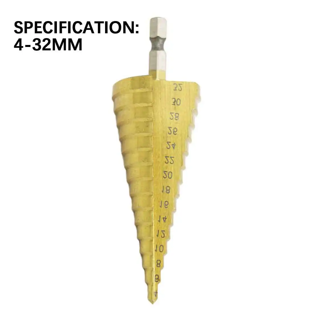 Step Drill Bit Metal Drills Spade Bit Staggered Step Drizzle Drill Stepped Metal Drill Bits HSS Titanium Coated Wood Tools
Step Drill Bit Metal Drills Spade Bit Staggered Step Drizzle Drill Stepped Metal Drill Bits HSS Titanium Coated Wood Tools
