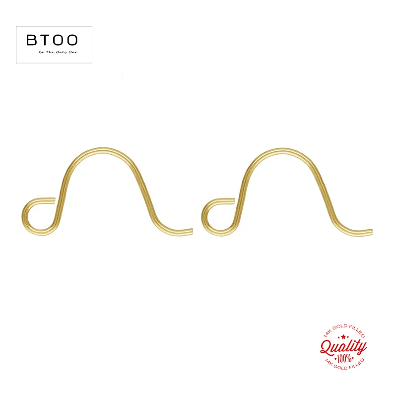 14K Gold Filled 13.0mm U-Wire .020" (0.51mm) Gold Ear Wire for Jewelry Making Handmde DIY Earrings Accessories Earrings Clasp
14K Gold Filled 13.0mm U-Wire .020" (0.51mm) Gold Ear Wire for Jewelry Making Handmde DIY Earrings Accessories Earrings Clasp