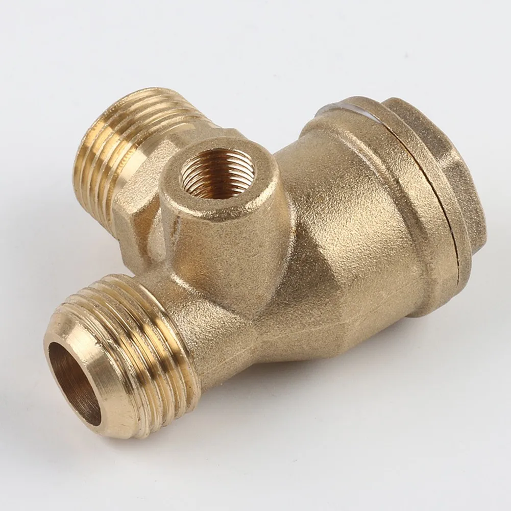 20X20X10mm 3-Port Brass Compressor Check Valve Male Threaded Check Valve Connector Tool DIY Home Tools
20X20X10mm 3-Port Brass Compressor Check Valve Male Threaded Check Valve Connector Tool DIY Home Tools