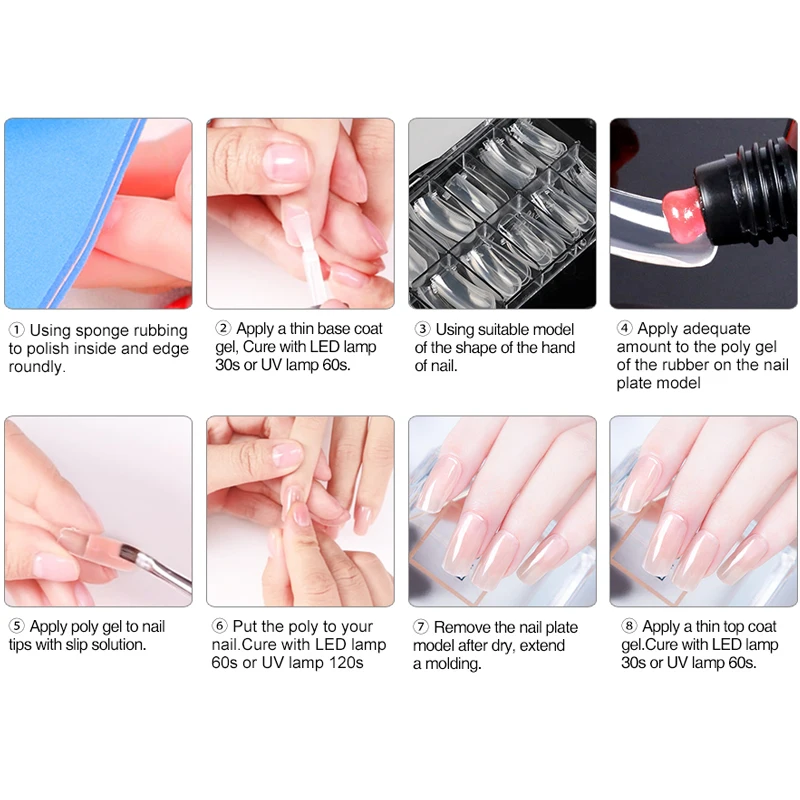 5pcs/Set Builder Gel Set LED Clear UV Gel Varnish Nail Polish Art Kit Quick Building For Nails Extensions Hard Jelly Gel
5pcs/Set Builder Gel Set LED Clear UV Gel Varnish Nail Polish Art Kit Quick Building For Nails Extensions Hard Jelly Gel