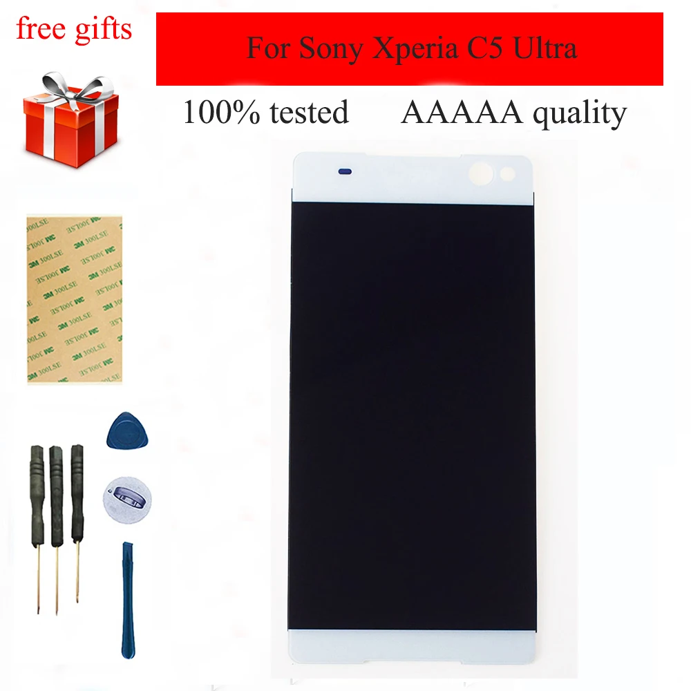 Для Sony Xperia C5 Ultra E5506 E5533 E5563 E5553 ЖК дисплей монитор Сенсорный экран дигитайзер