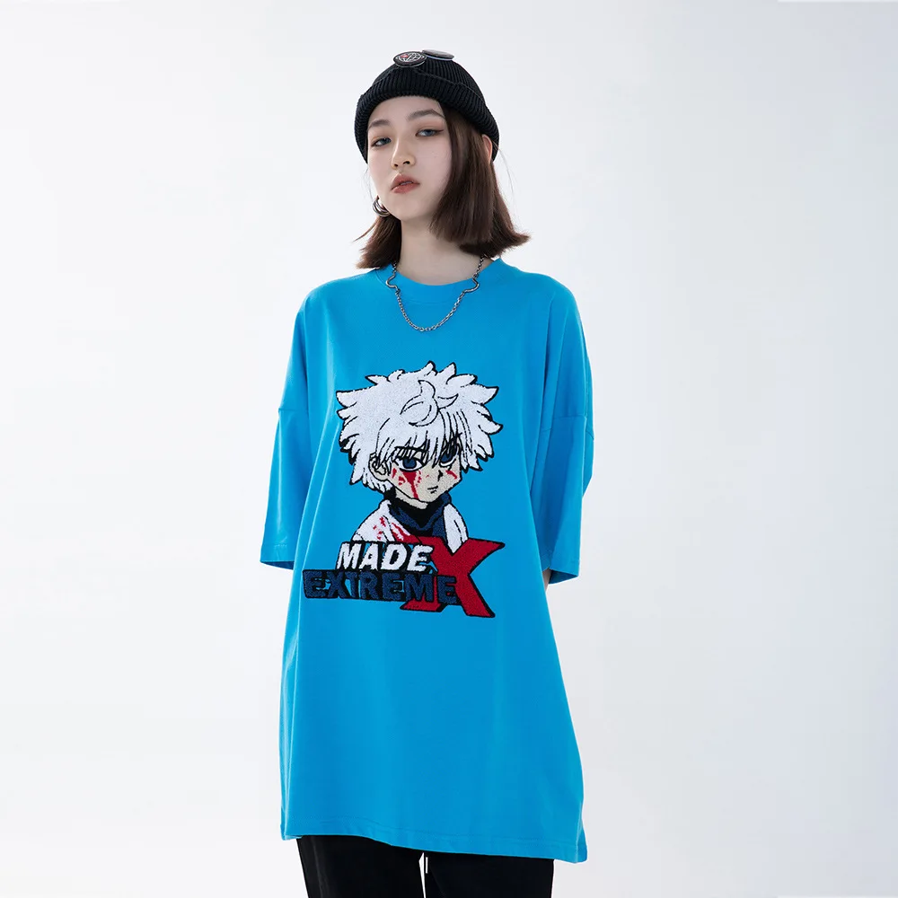 UNCLEDONJM Embroidery Cartoon T-shirt anime shirt oversized mens tshirt Streetwear Harajuku Casual Short Sleeve Tee Tops ME-2154
UNCLEDONJM Embroidery Cartoon T-shirt anime shirt oversized mens tshirt Streetwear Harajuku Casual Short Sleeve Tee Tops ME-2154