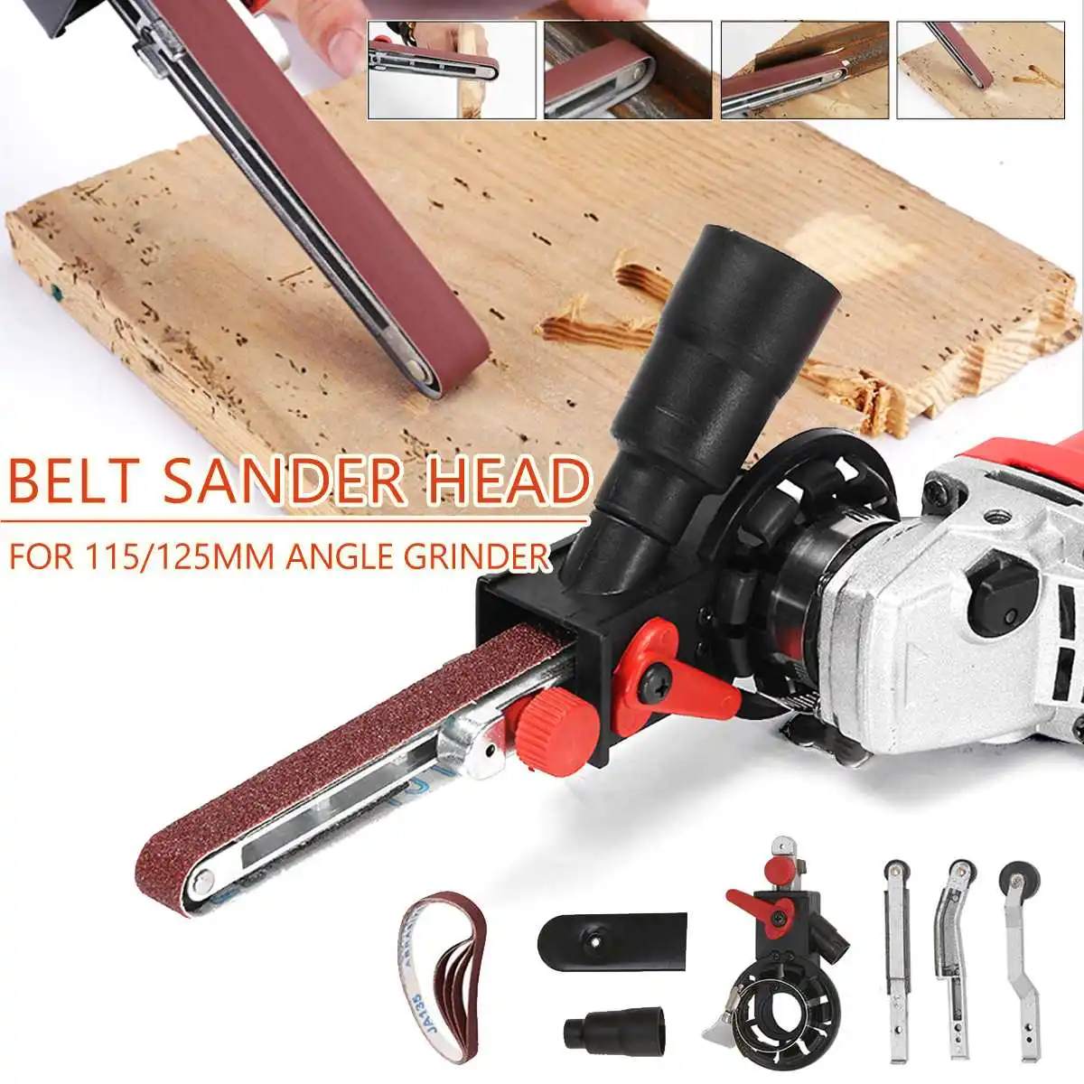 DIY Sander Sanding Belt Adapter For 115/125 Electric Angle GrinderM14 Woodworking Metalwork
DIY Sander Sanding Belt Adapter For 115/125 Electric Angle GrinderM14 Woodworking Metalwork