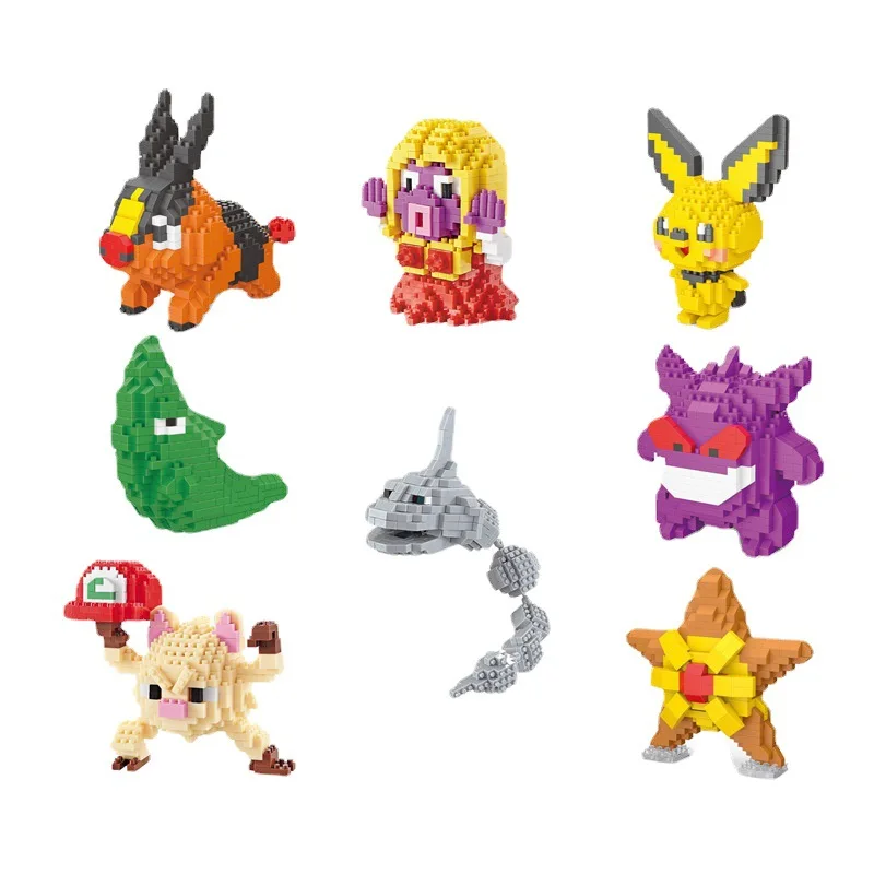 New Pokemon Blocks Toys Gengar Tepig Onix Mankey Clefairy Model Buliding Blocks Kids Action Figures Micro Bricks Birthday Gifts
New Pokemon Blocks Toys Gengar Tepig Onix Mankey Clefairy Model Buliding Blocks Kids Action Figures Micro Bricks Birthday Gifts